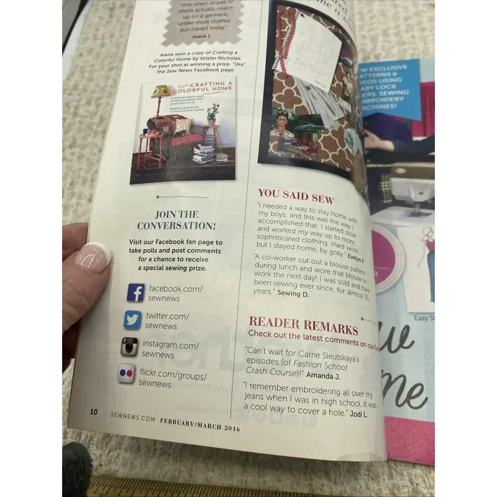 Sew News MARCH 2016 SN122